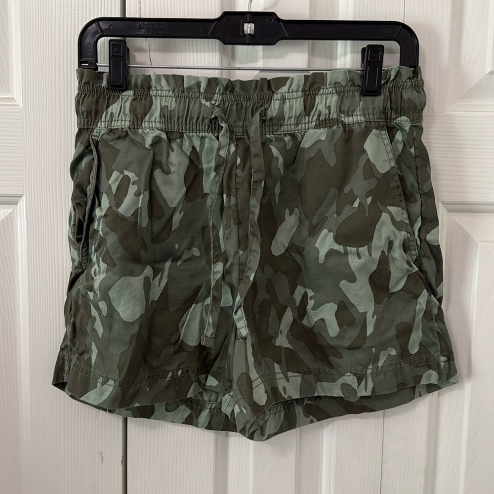 Camo Cotton Shorts
